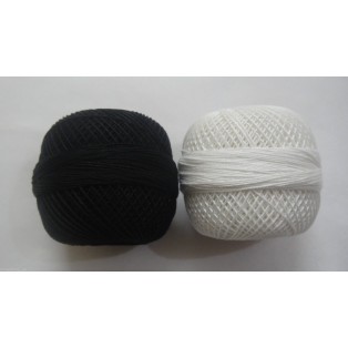 DARK & BEAUTIFUL - LOT SET of 10 - 100% Cotton Mercer Yarn Thread - Crochet Lace Knitting Embroidery (10 Balls - 200 Grams)